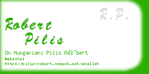 robert pilis business card
